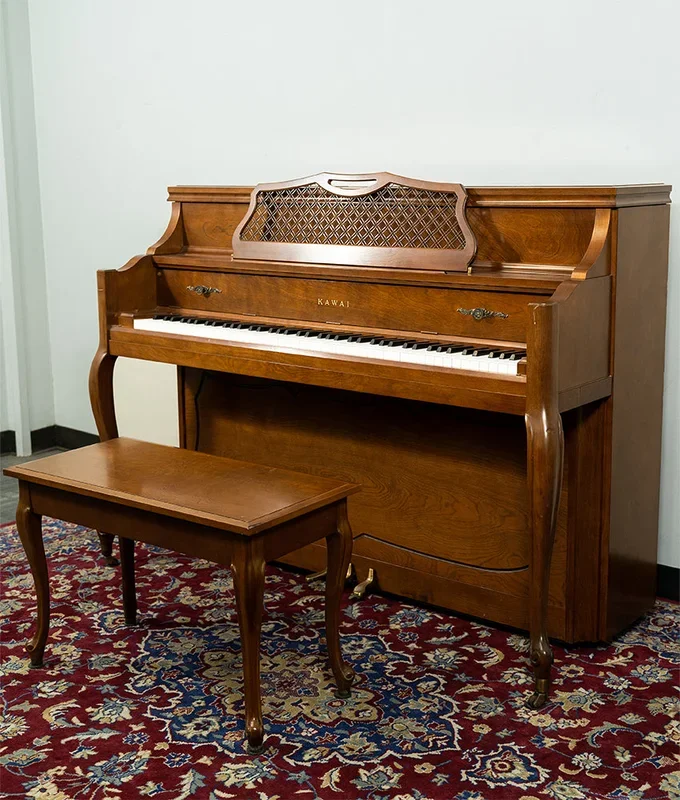 1981 Kawai 43″ 802-F Upright Piano | Walnut | SN: K1274152 | Used