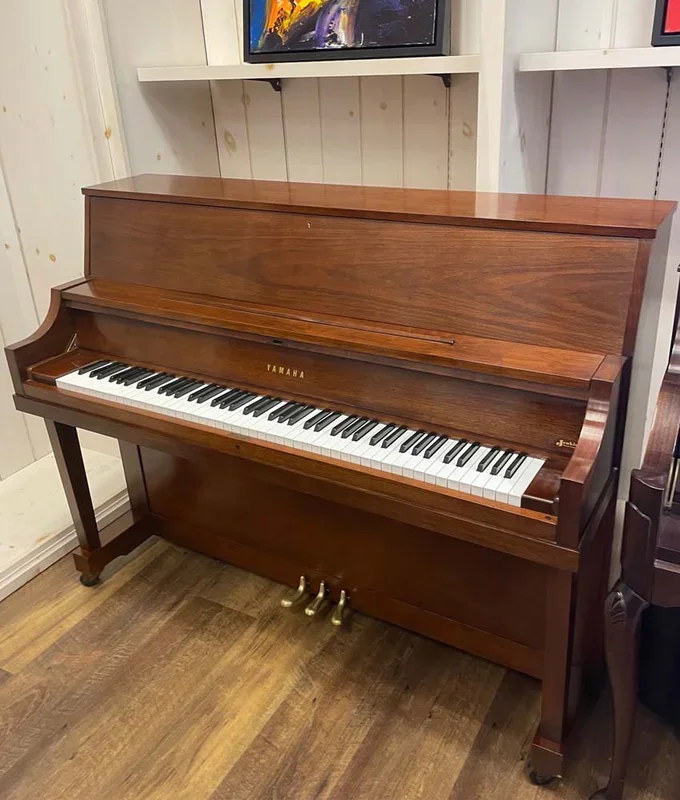 1986 Yamaha 45″ P22 Upright Piano | Mahogany Satin | SN: U187121 | Used