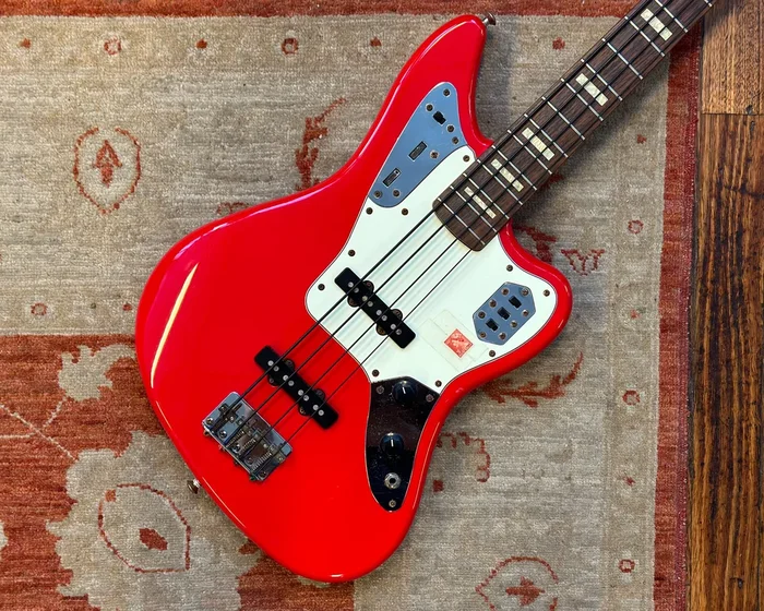 2007 Fender JAB J-Craft Jaguar Bass – Hot Rod Red!