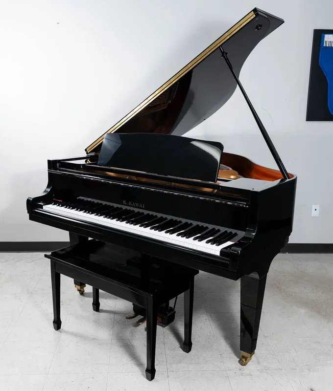 2007 Kawai GM10 Grand Piano | Polished Ebony | 5′ | Serial No. F022070 | Used