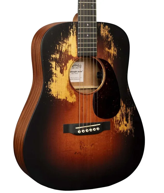 2025 Martin DJRE StreetLegend Dreadnought Junior Acoustic-Electric Guitar – Burst