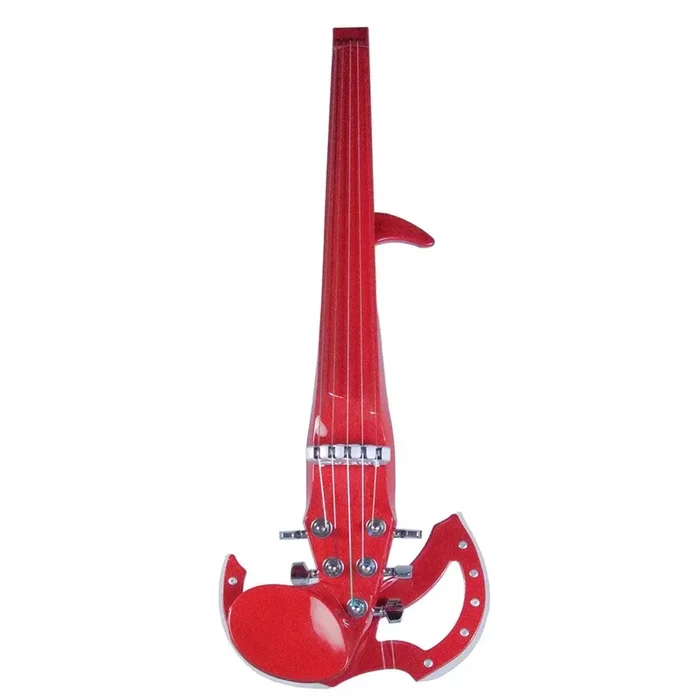3Dvarius Line Violon électrique 5 cordes Rouge coquelicot