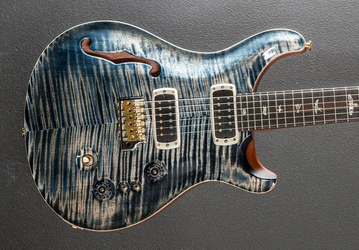 40th Anniversary Custom 24-08 Semi-Hollow Limited Edition – Faded Whale Blue
