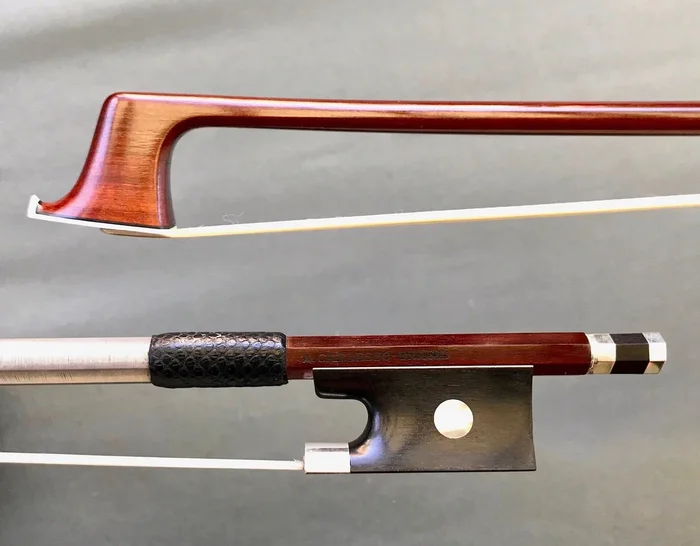 A. CARLESSO silver viola bow, Peccatte copy, 70.5 g. | Metzler Violins