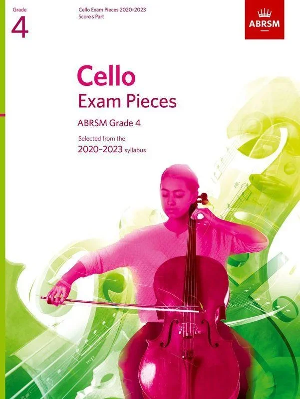ABRSM Cello Exam Pieces 2020-2023 Grade 4 Score and Part
