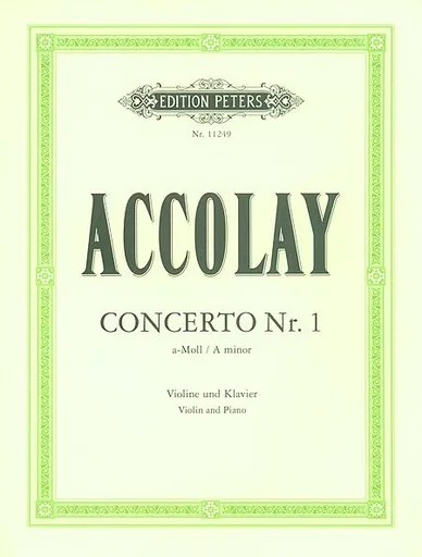 Accolay (Matz): Concerto No. 1 in a minor