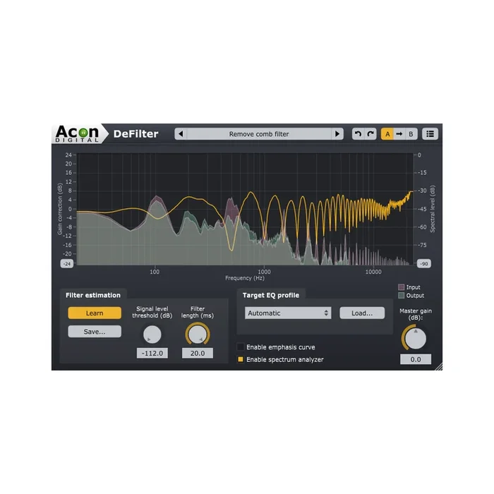 Acon Digital DeFilter Plug-in