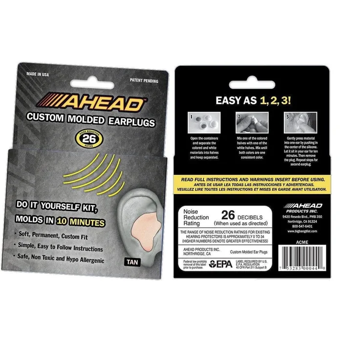 Ahead Custom Molded Earplugs