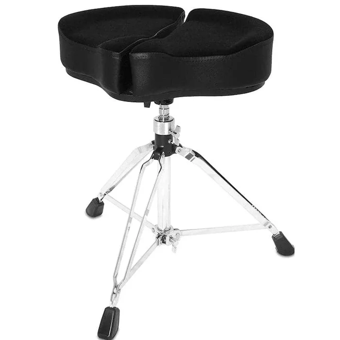 Ahead Spinal-G 3-Leg Saddle Drum Throne Black