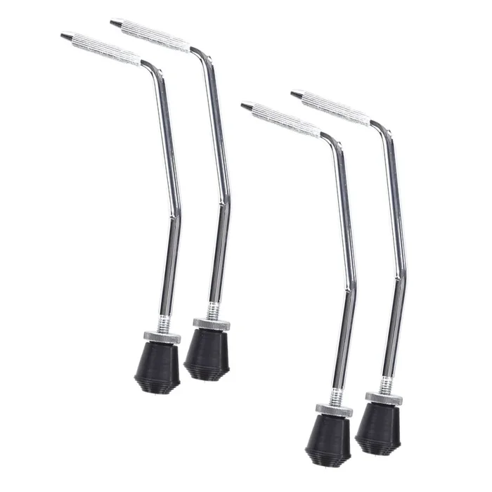 Ahead Vintage Style Bass Drum Spurs 10mm (2 Pack Bundle)