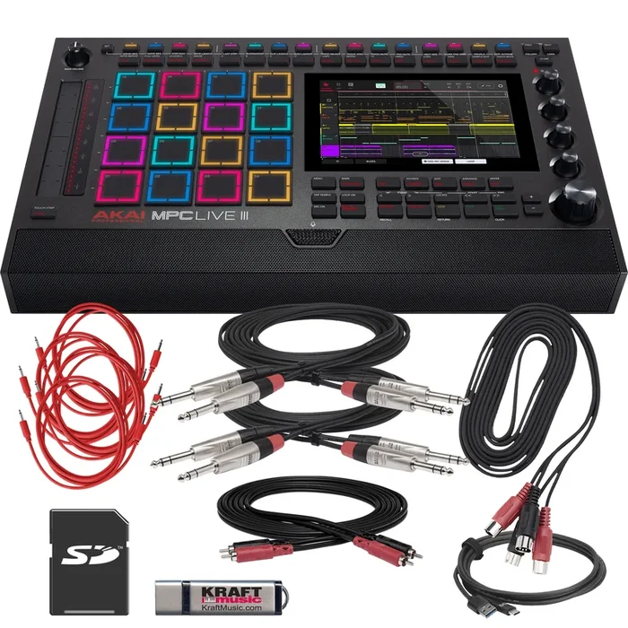 Akai Professional MPC Live III Standalone Music Production Center CABLE KIT