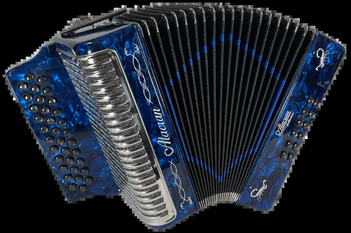 Alacran NAL-3412-DLX Deluxe Button Accordion