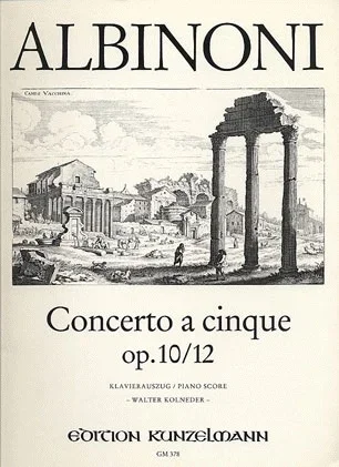 Albinoni, T.: Concerto Op10/12 B flat (violin & piano)