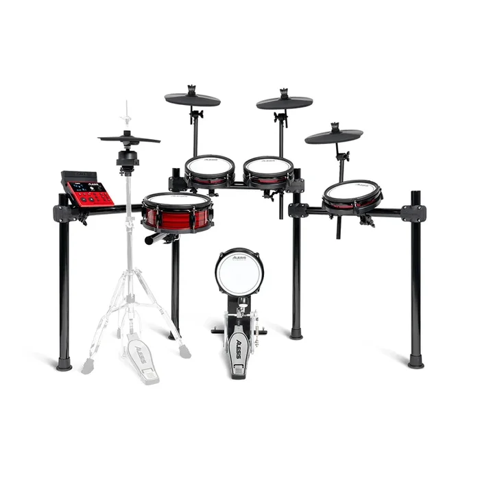Alesis Nitro Ultimate 9-Piece Professional Electronic Drum Kit w/Stand-Mounted Hi-Hat and Bluetooth
