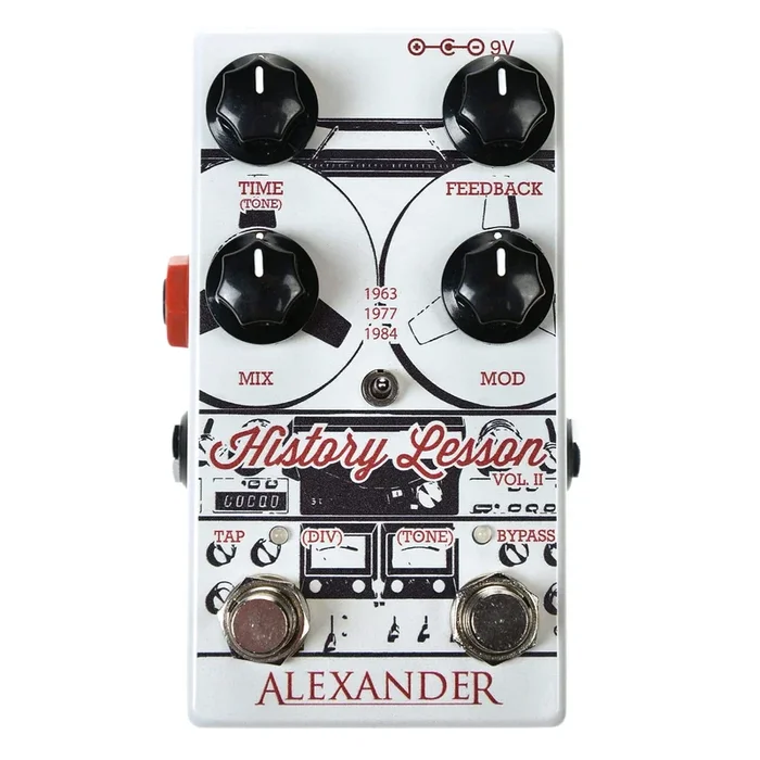 Alexander Pedals History Lesson Tap Tempo Delay v2