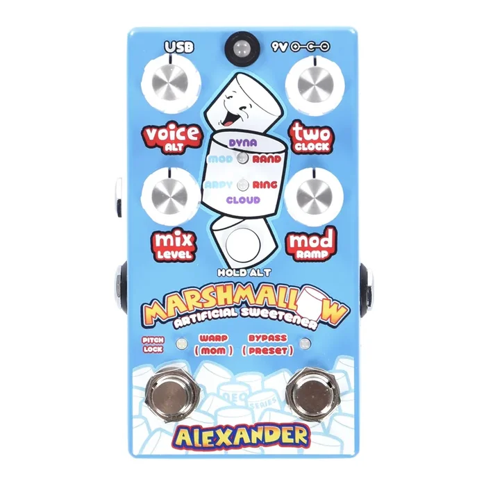 Alexander Pedals Marshmallow Artificial Sweetener Pitch Shifter