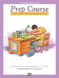 Alfred – Prep Course for the Young Beginner – Activity & Ear Training Book – Level D