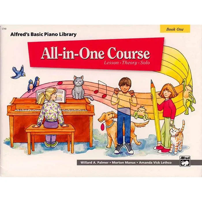Alfred’s Basic Piano All-In-One Course – Book 1