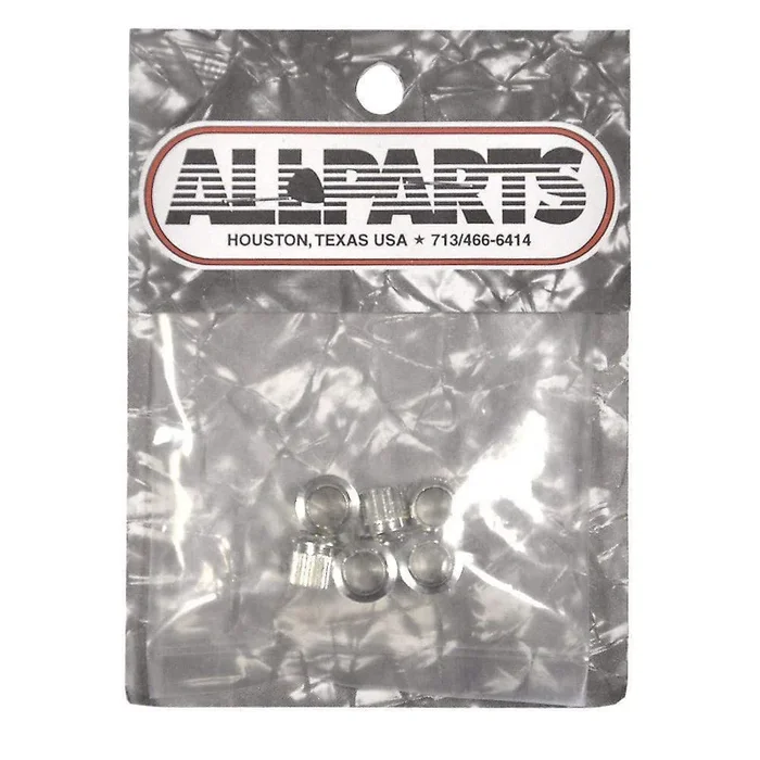Allparts Press Fit Tuning Key Bushings – Nickel
