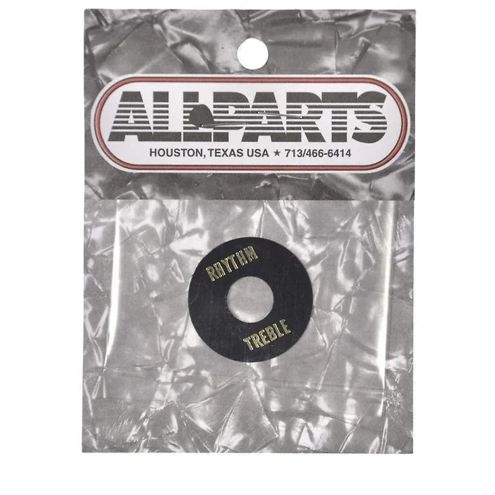 Allparts Rhythm/Treble Ring – Black Plastic