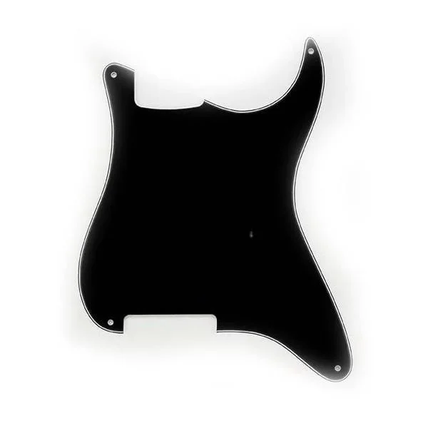 Allparts Stratocaster Pickguard 3-Ply Black (Outline Only w/o Holes)