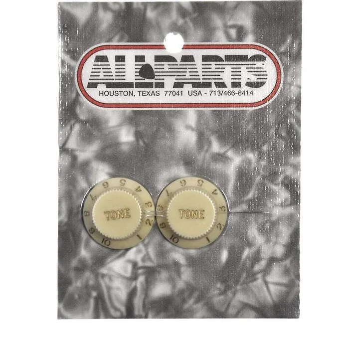 Allparts Tone Knobs – Vintage Cream