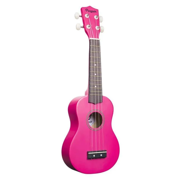 Amahi PGUK Penguin Student Ukulele with Bag, Pink