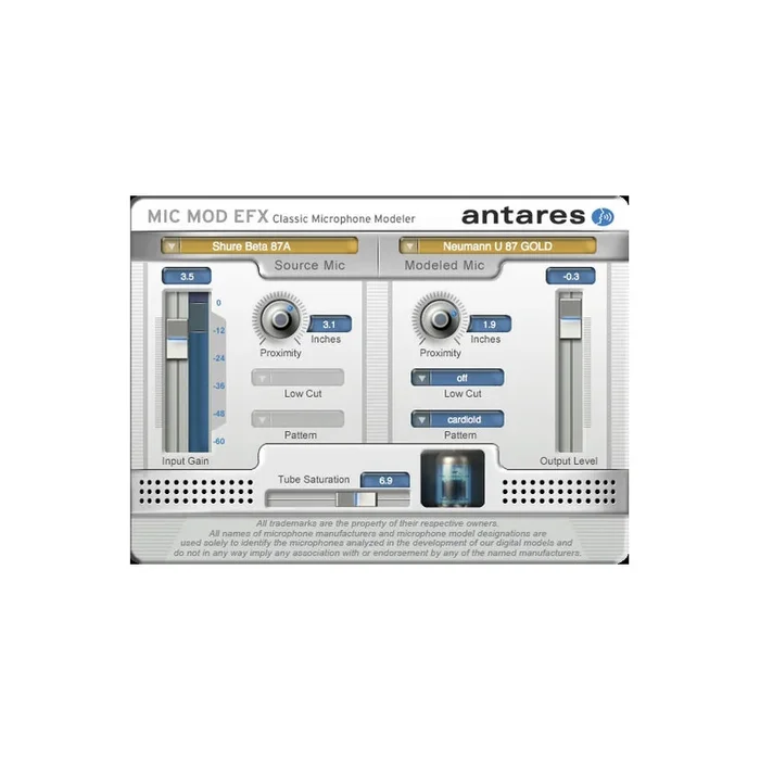 Antares Mic Mod EFX Modeling Plug-in