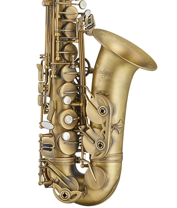 Antigua Winds AS4248AQ PowerBell Professional Alto Saxophone – Antique Finish