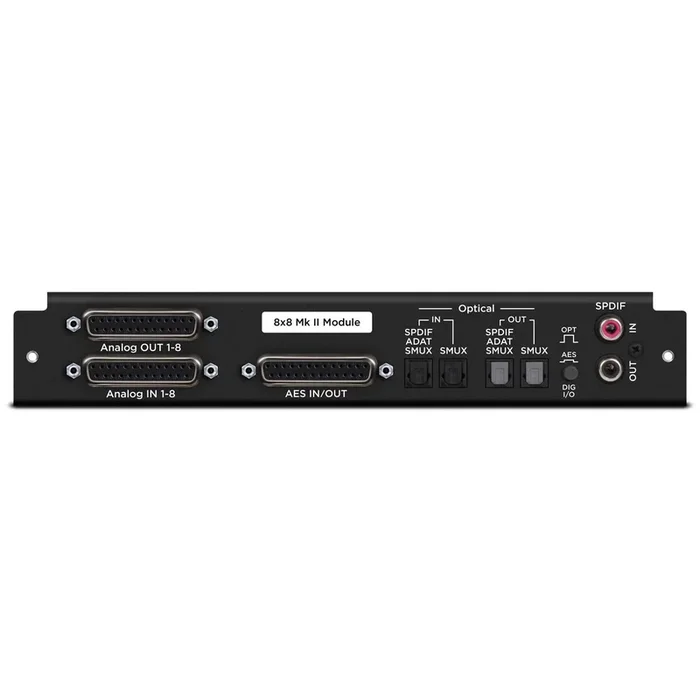 Apogee Symphony MK II 8×8 Analog I/O + 8×8 AES/Optical I/O Module