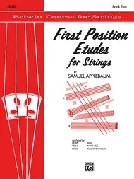 Applebaum, S.: First Position Etudes for Strings (cello)