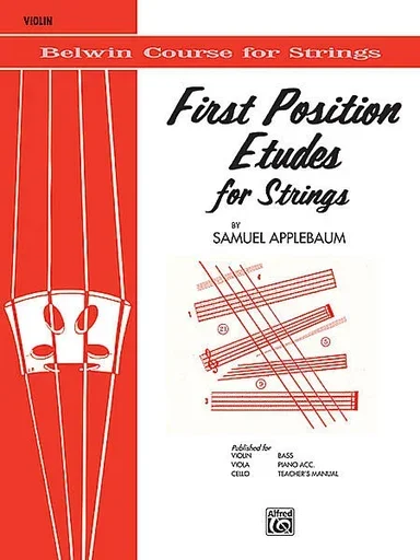 Applebaum, S.: First Position Etudes for Strings (violin)