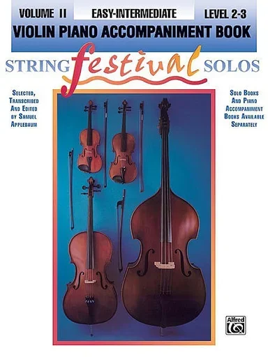 Applebaum, S.: String Festival Solos, Vol. 2 (piano acc. for cello)