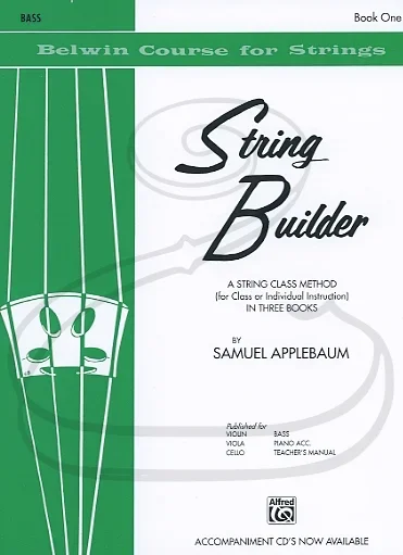 Applebaum: String Builder, Bk.1 (bass) Belwin