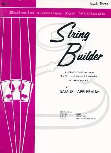 Applebaum: String Builder, Bk.3 (bass) Belwin