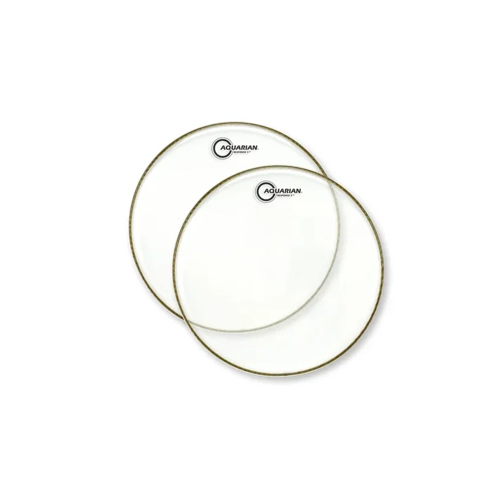 Aquarian 10″ Response 2 Clear Batter (2 Pack Bundle)