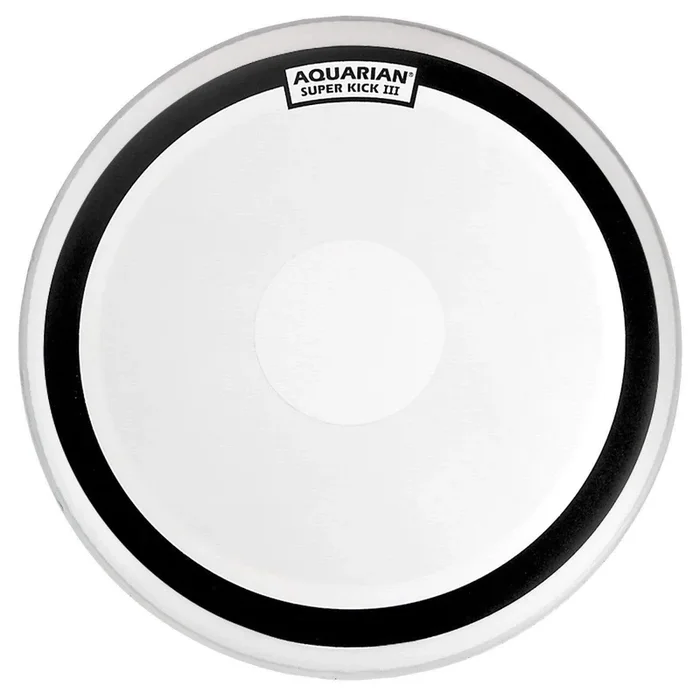 Aquarian 20″ Super Kick III Coated Bass Drumhead w/Dot