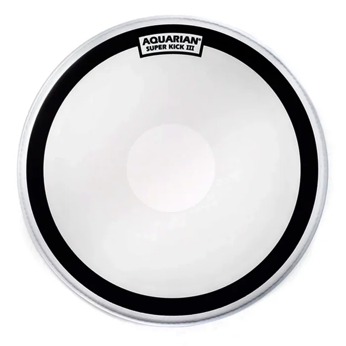 Aquarian 22″ Super Kick III Coated Bass Drumhead w/Dot