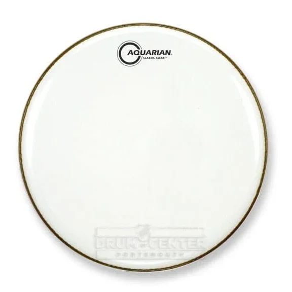Aquarian Classic Clear White Bass Drumhead 24″
