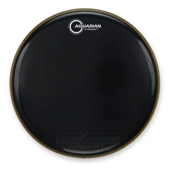 Aquarian Hi-Frequency Black Drumhead 18″
