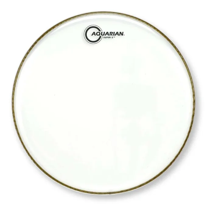 Aquarian Super 2 Clear 13″ Tom Batter Drumhead