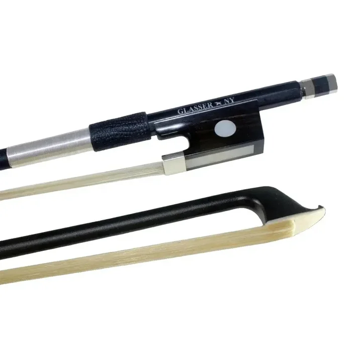 Archet de violon Glasser 2000X en graphite de carbone, noir