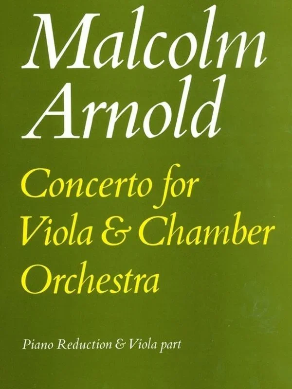 Arnold, Concerto for Viola and Piano (Faber)