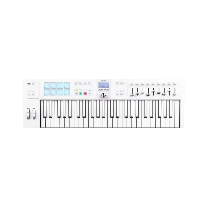 Arturia KeyLab Essential MK3 49-Key MIDI Controller – Alpine White