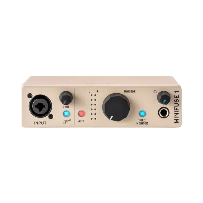Arturia MiniFuse 1 USB-C Audio Interface – Champagne