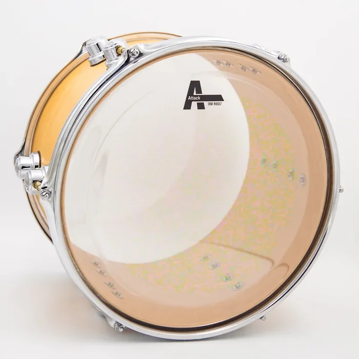 Attack 16″ ToneRidge 2 2-PLY Medium Drumhead – Clear