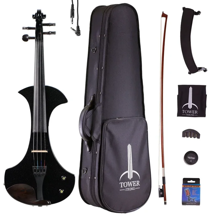 B-Stock Tower Strings Electric Pro Violin Outfit