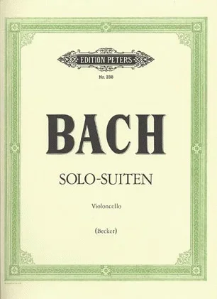 Bach, J.S. (Becker): 6 Solo Suites (cello) PETERS