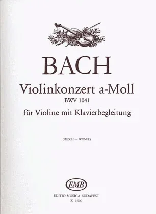 Bach, J.S. (Flesch): Concerto #1 in a minor (violin & piano)