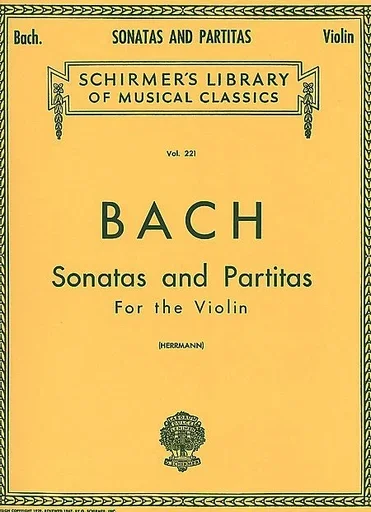 Bach, J.S. (Herrmann): Sonatas & Partitas (violin solo) Schirmer